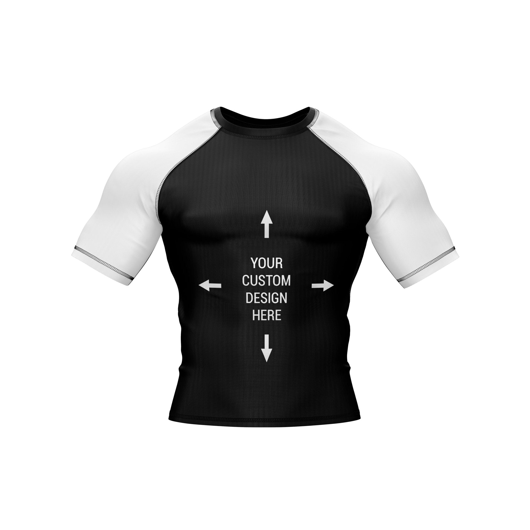 Exclusive Custom White Rashguard / Compression Top – Summo