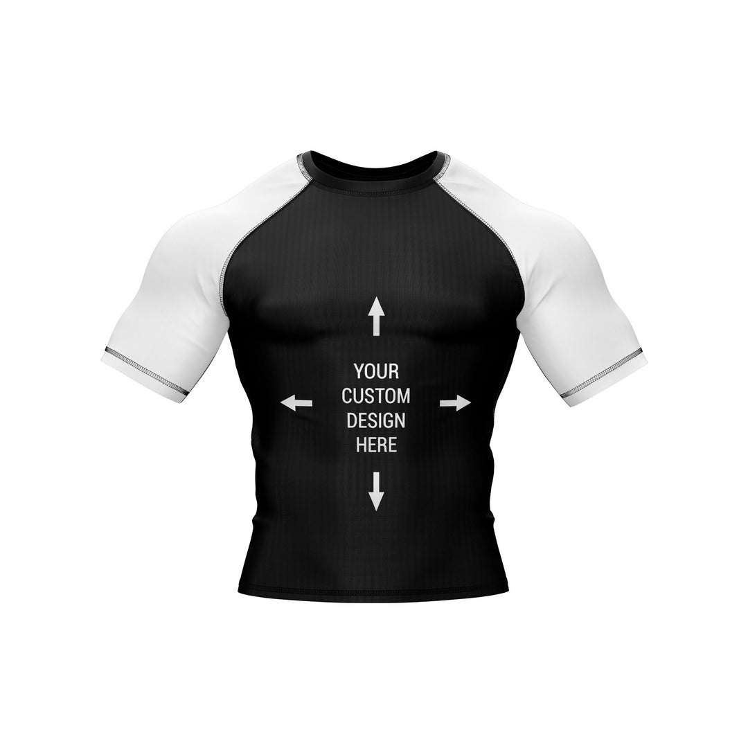 Exclusive Custom White Rashguard / Compression Top - Summo Sports