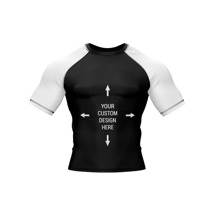 Exclusive Custom White Rashguard / Compression Top - Summo Sports