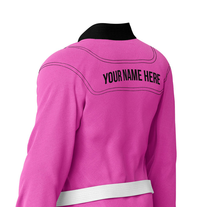 Exclusive Pink Rash Guard lining With Your Logo/Name BJJ GI - Summo Sports