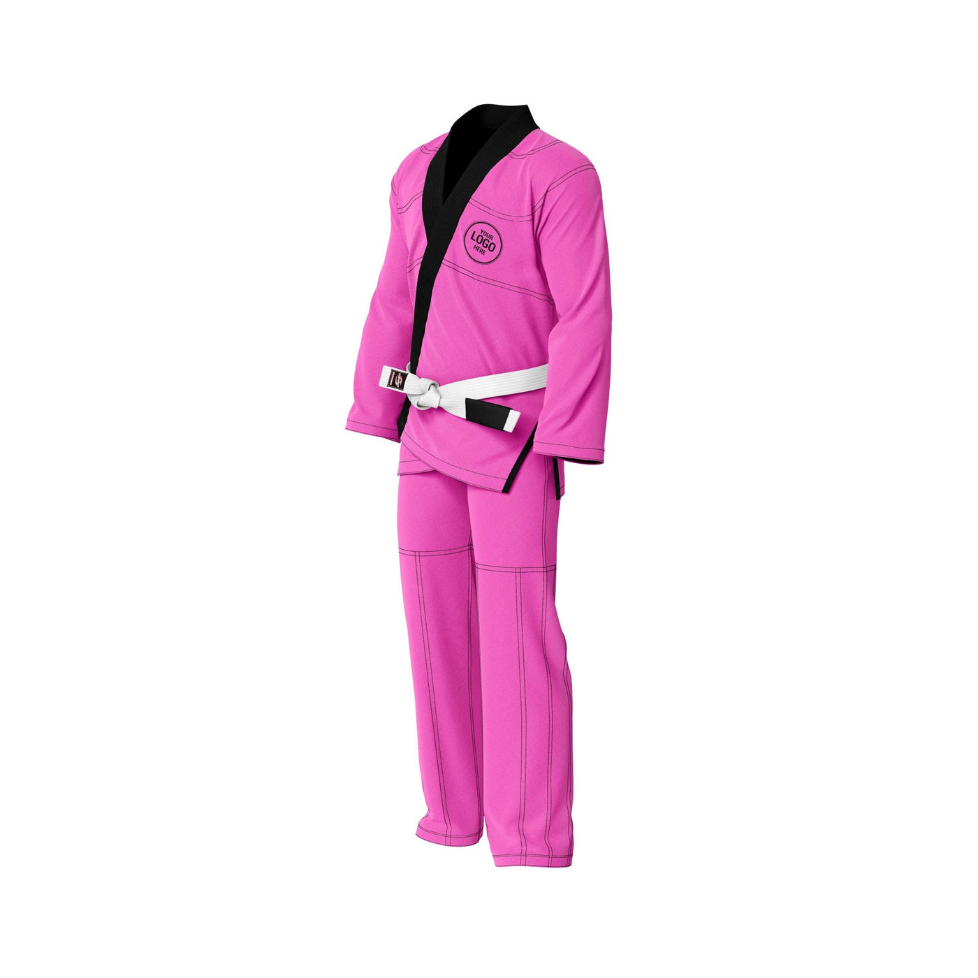 Exclusive Pink Rash Guard lining With Your Logo/Name BJJ GI - Summo Sports