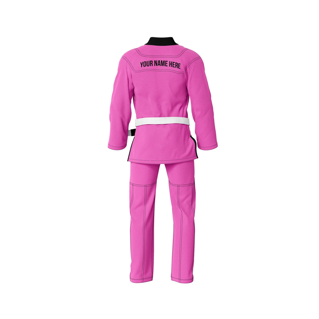 Exclusive Pink Rash Guard lining With Your Logo/Name BJJ GI - Summo Sports