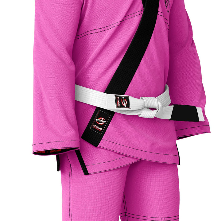 Exclusive Pink Rash Guard lining With Your Logo/Name BJJ GI - Summo Sports