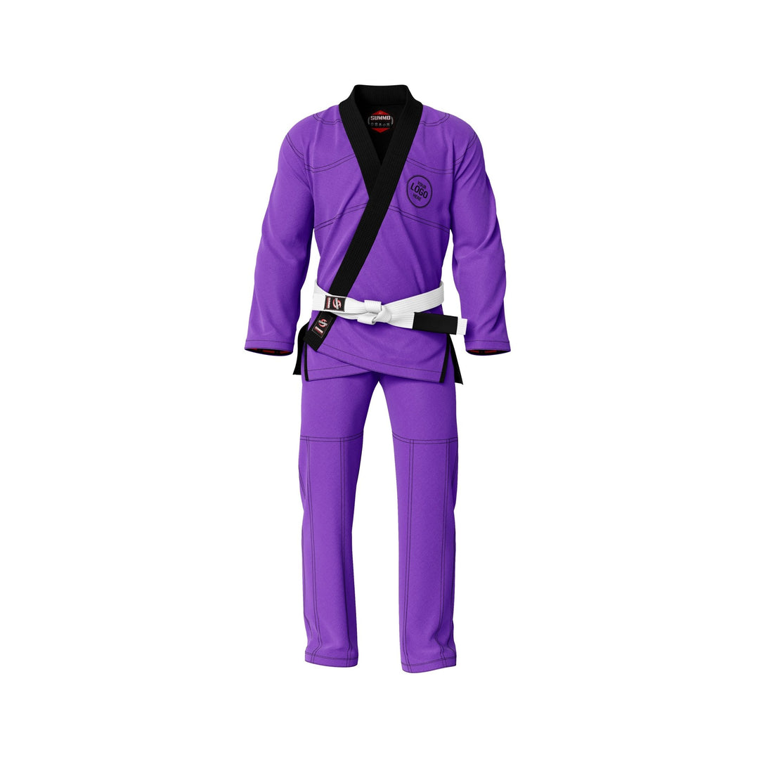 Exclusive Purple Rash Guard lining With Your Logo/Name Jiu Jitsu GI - Summo Sports