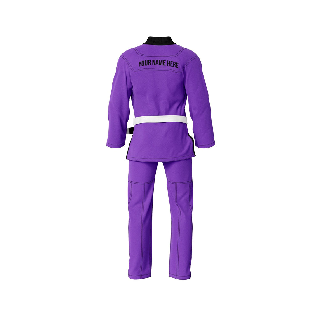 Exclusive Purple Rash Guard lining With Your Logo/Name Jiu Jitsu GI - Summo Sports