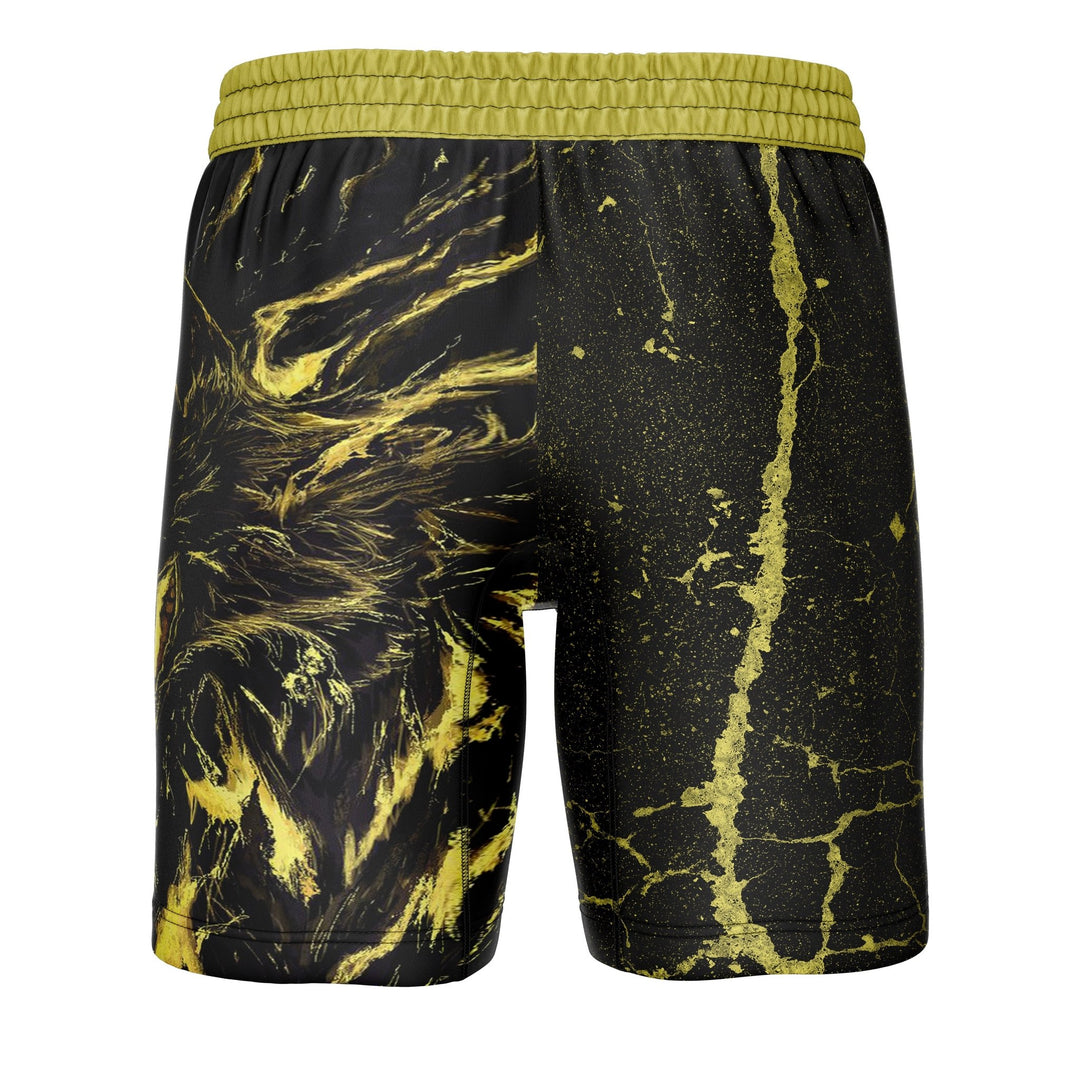 Fiery Wolf Men's Training Shorts - Summo Sports