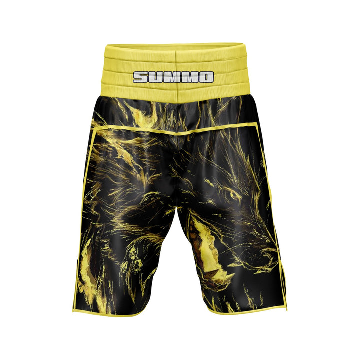 Firery Wolf Boxing Shorts - Summo Sports