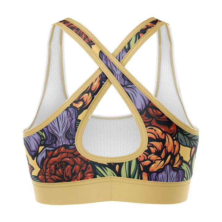 Floral Women Sports Bra - Summo Sports