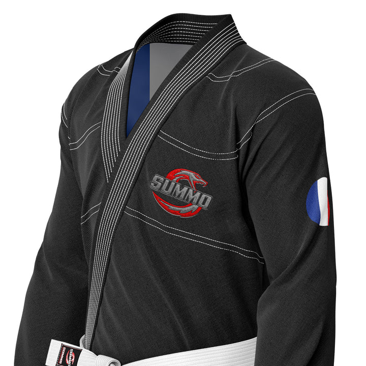 French Black Sublimation Brazilian Jiu Jitsu Gi (BJJ GI) - Summo Sports