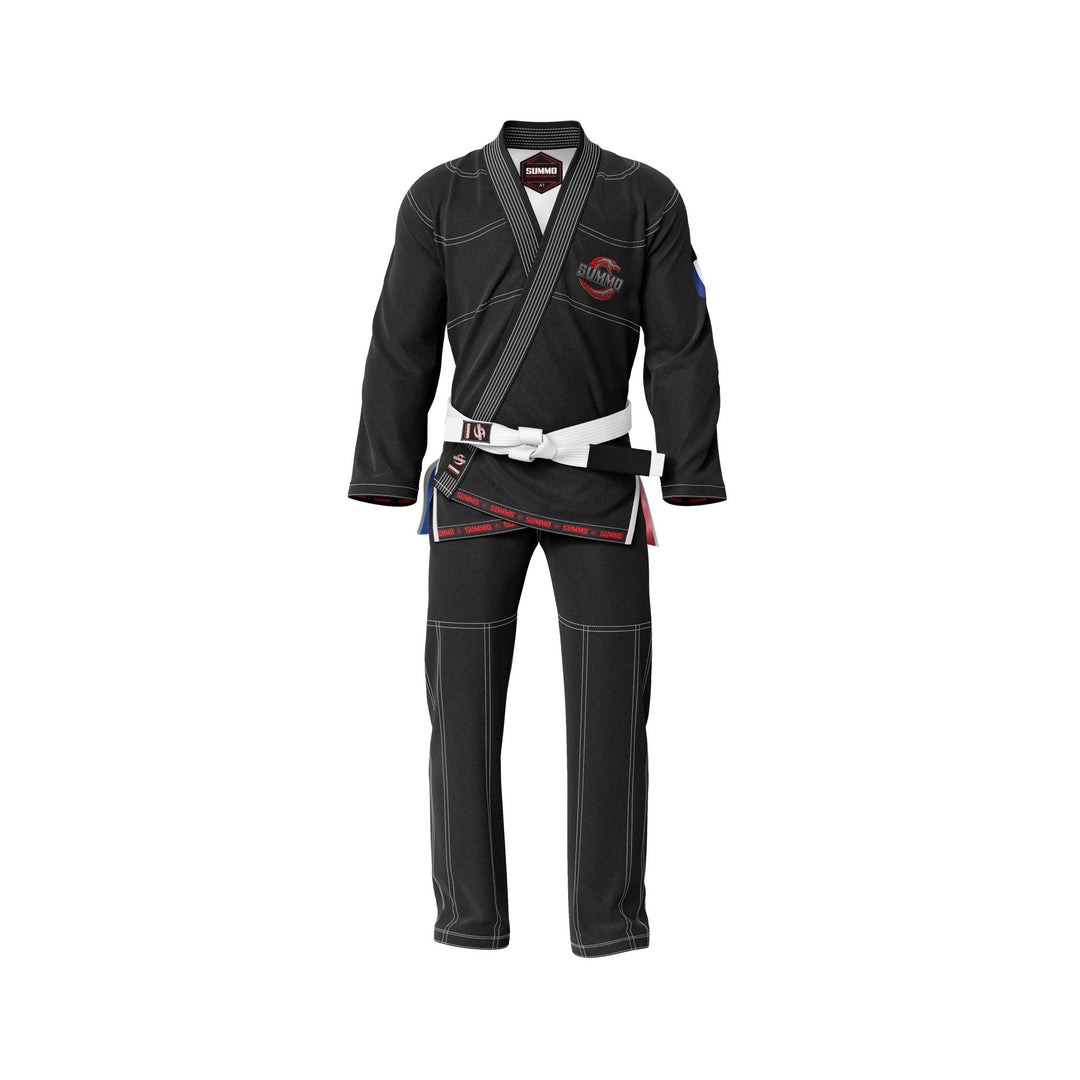 French Black Sublimation Brazilian Jiu Jitsu Gi (BJJ GI) - Summo Sports