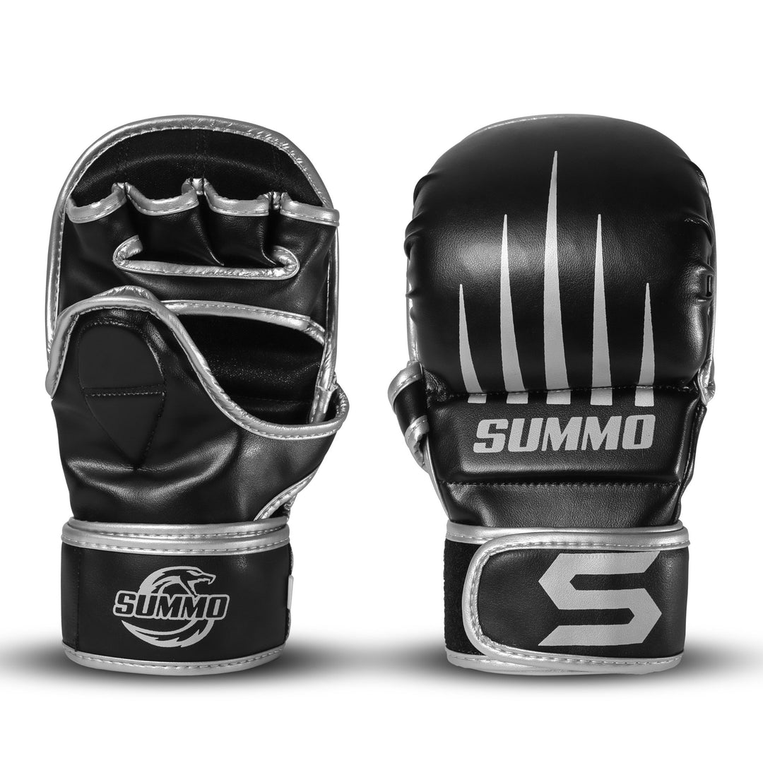 Fresher Silver Sparring Gloves - Summo Sports