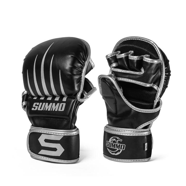 Fresher Silver Sparring Gloves - Summo Sports