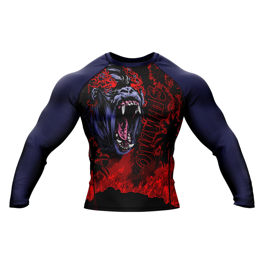 Godzilla vs. Kong Premium Bjj Rash Guard For Men/Women - Summo Sports