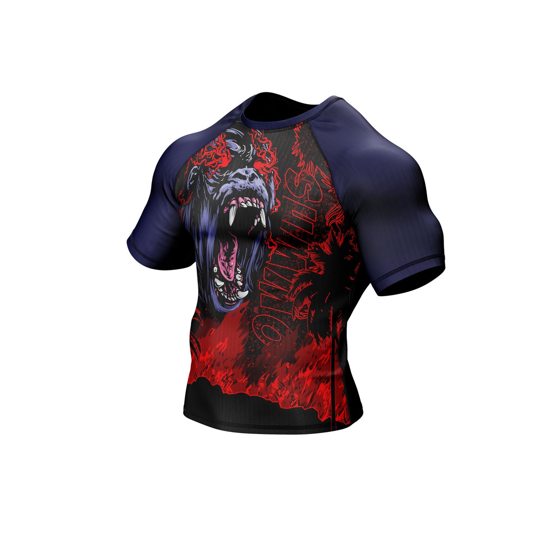 Godzilla vs. Kong Premium Bjj Rash Guard For Men/Women - Summo Sports