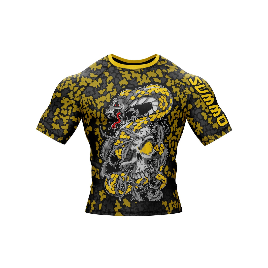 Golden Serpent Premium Bjj Rash Guard For Men/Women - Summo Sports