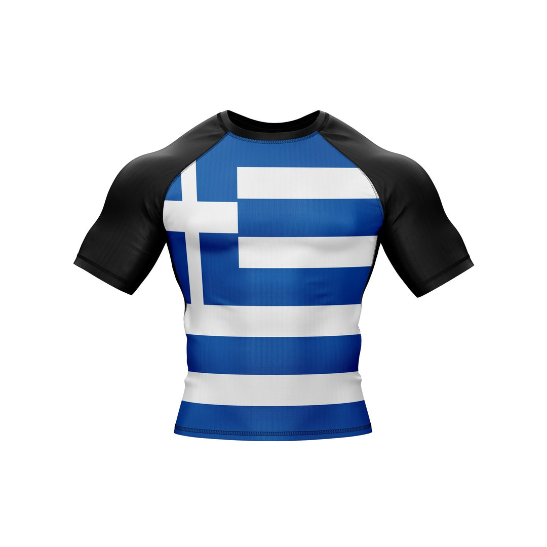 Greece Patriotic Rash Guard For Men/Women - Summo Sports