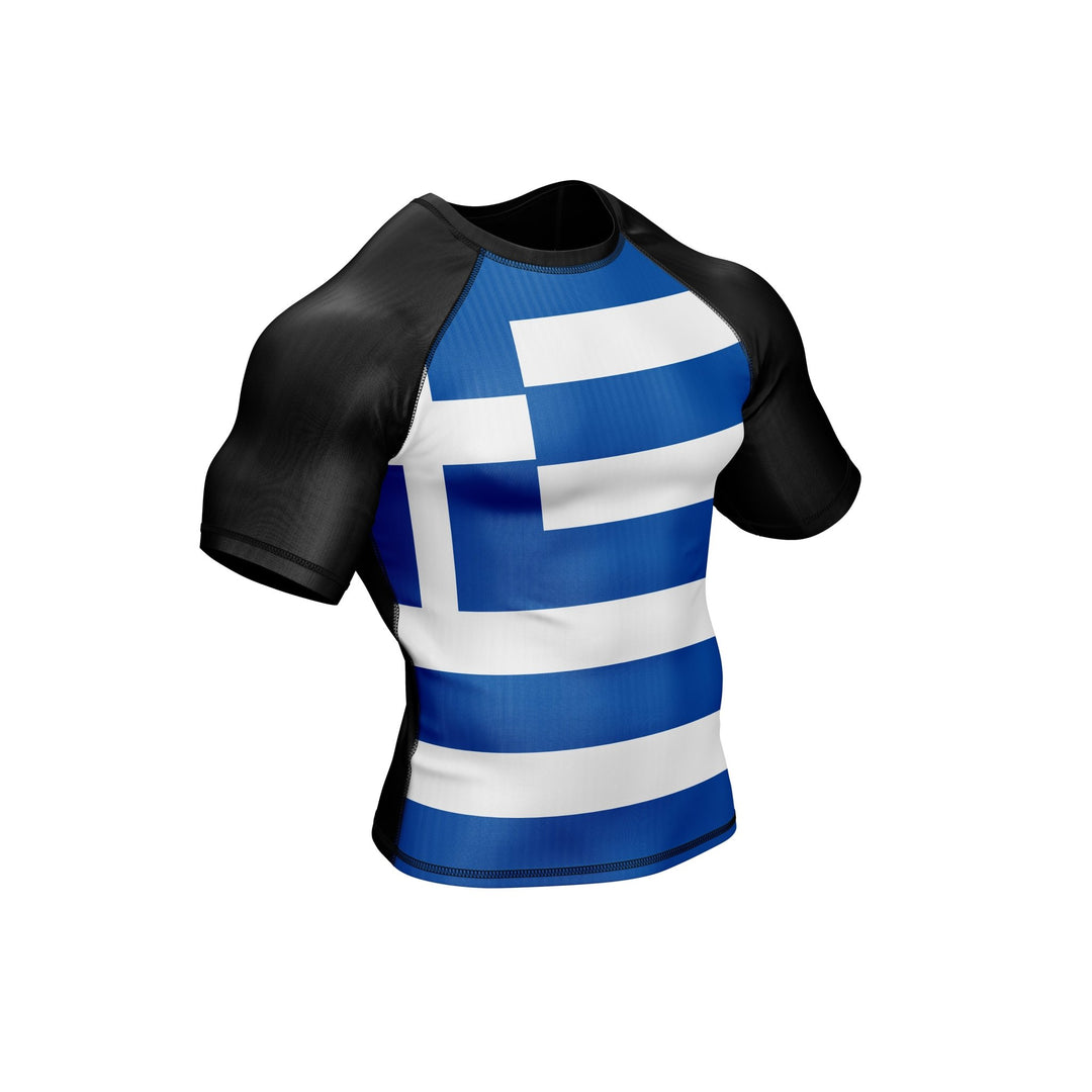 Greece Patriotic Rash Guard For Men/Women - Summo Sports