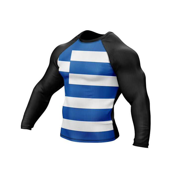 Greece Patriotic Rash Guard For Men/Women - Summo Sports