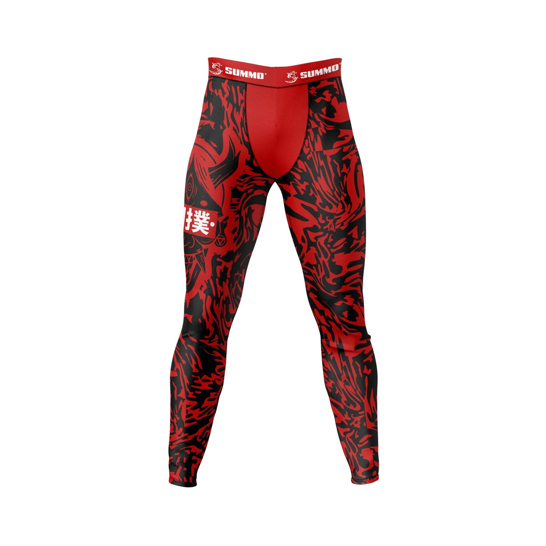 Hannya Mask Compression Pants for Men/Women - Summo Sports