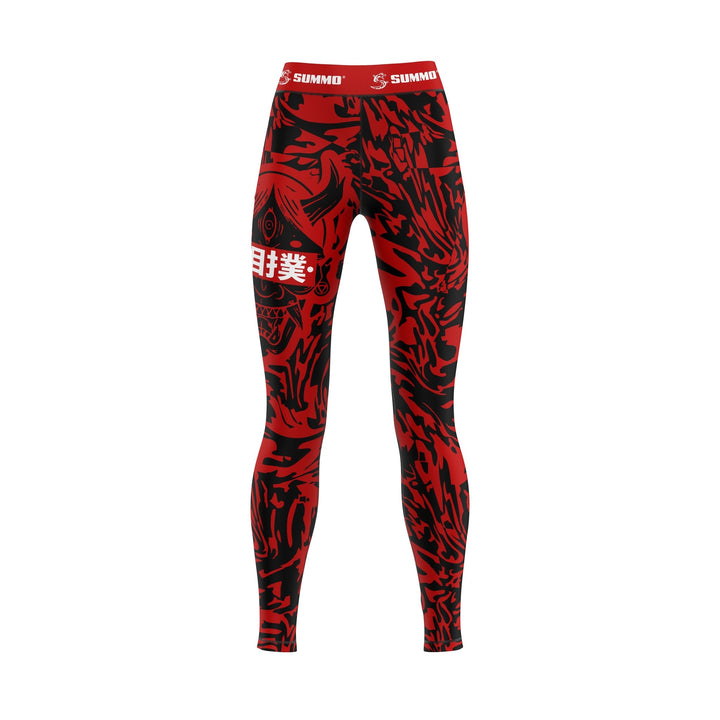 Hannya Mask Compression Pants for Men/Women - Summo Sports