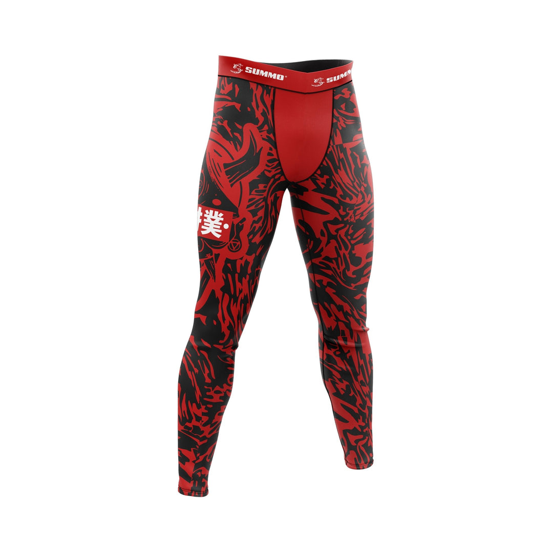 Hannya Mask Compression Pants for Men/Women - Summo Sports