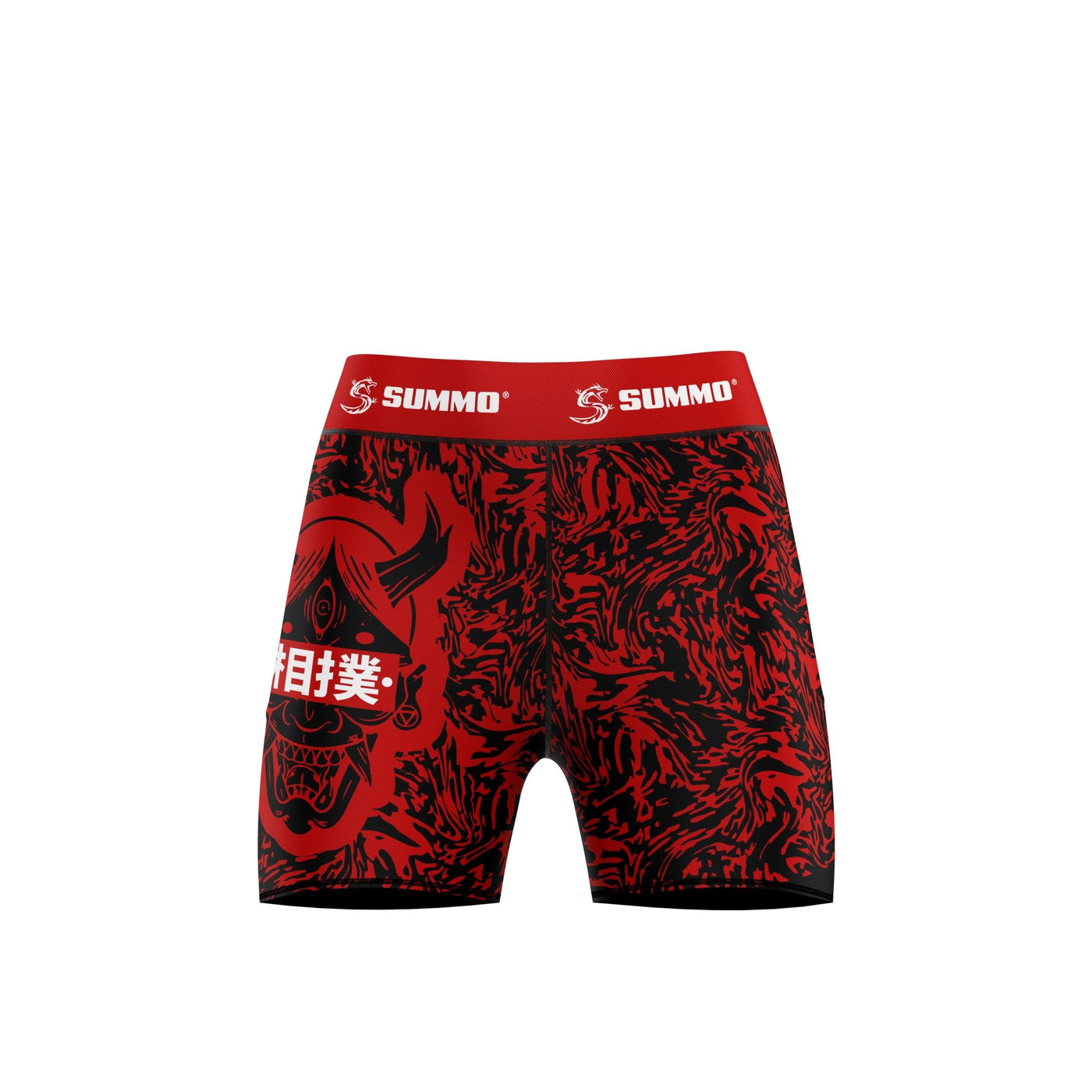 Hannya Mask Compression Shorts - Summo Sports