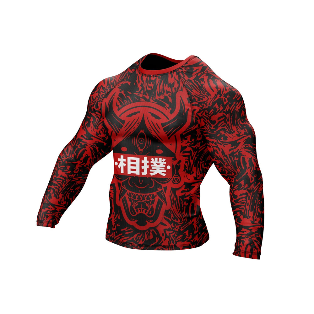 Hannya Mask Premium Bjj Rash Guard For Men/Women - Summo Sports