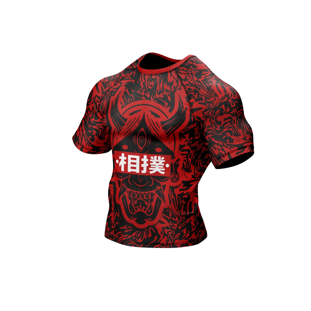 Hannya Mask Premium Bjj Rash Guard For Men/Women - Summo Sports