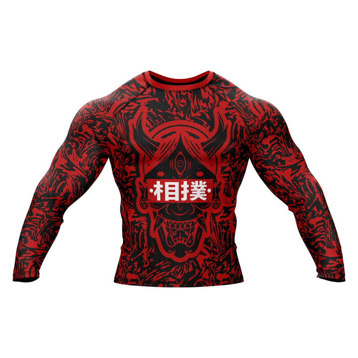 Hannya Mask Premium Bjj Rash Guard For Men/Women - Summo Sports