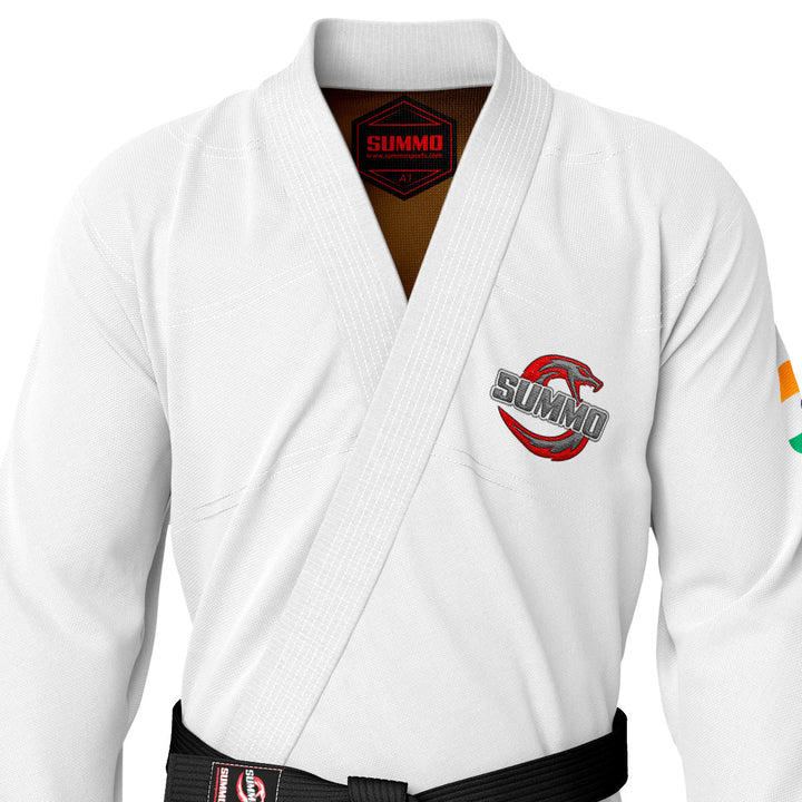 Indian White Sublimation Brazilian Jiu Jitsu Gi (BJJ GI) - Summo Sports