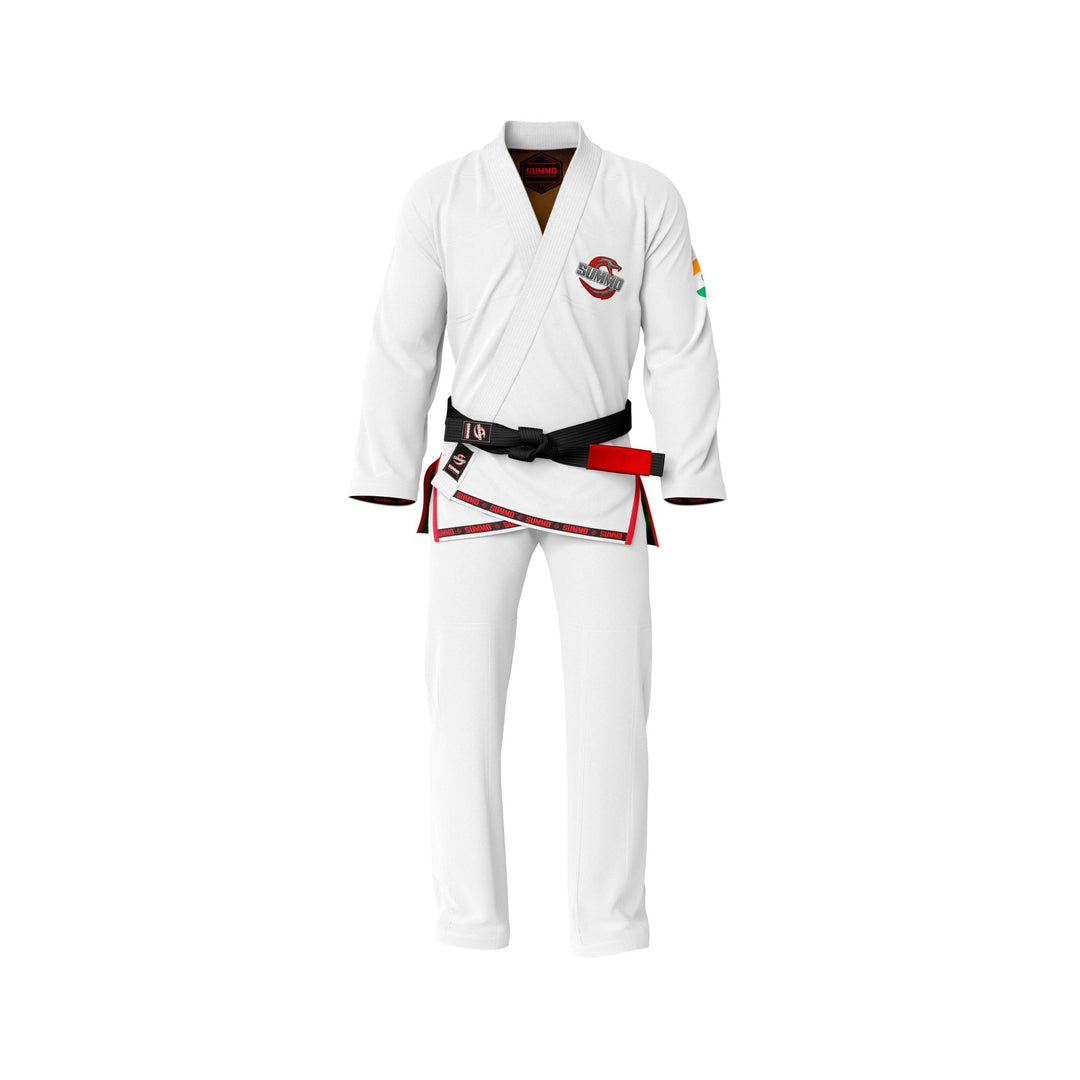 Indian White Sublimation Brazilian Jiu Jitsu Gi (BJJ GI) - Summo Sports