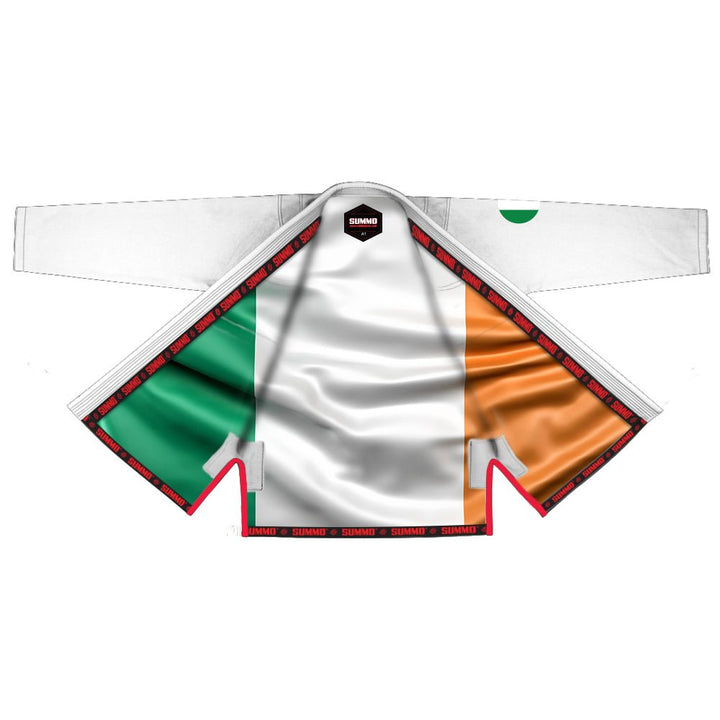 Irish White Sublimation Brazilian Jiu Jitsu Gi (BJJ GI) - Summo Sports