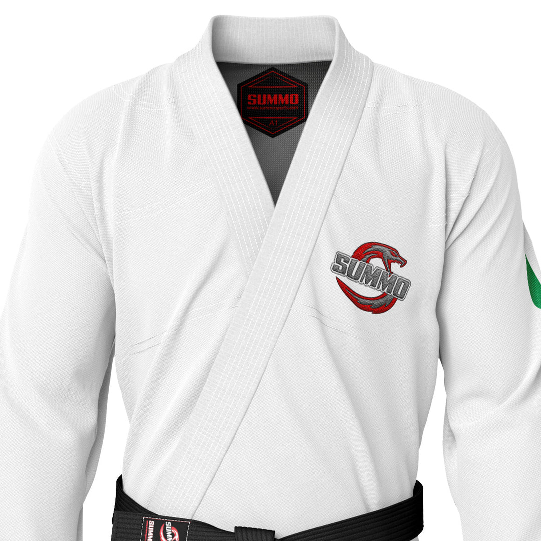 Irish White Sublimation Brazilian Jiu Jitsu Gi (BJJ GI) - Summo Sports