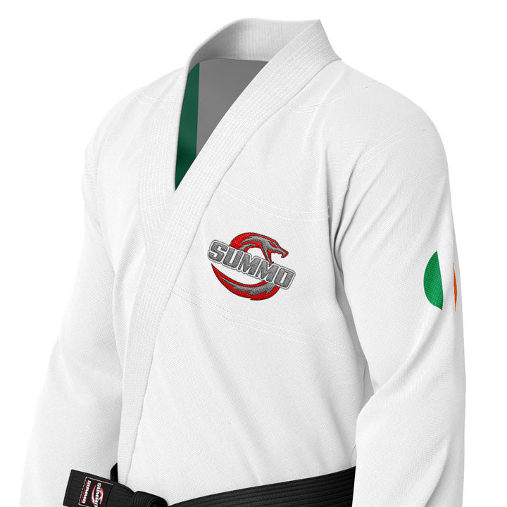 Irish White Sublimation Brazilian Jiu Jitsu Gi (BJJ GI) - Summo Sports