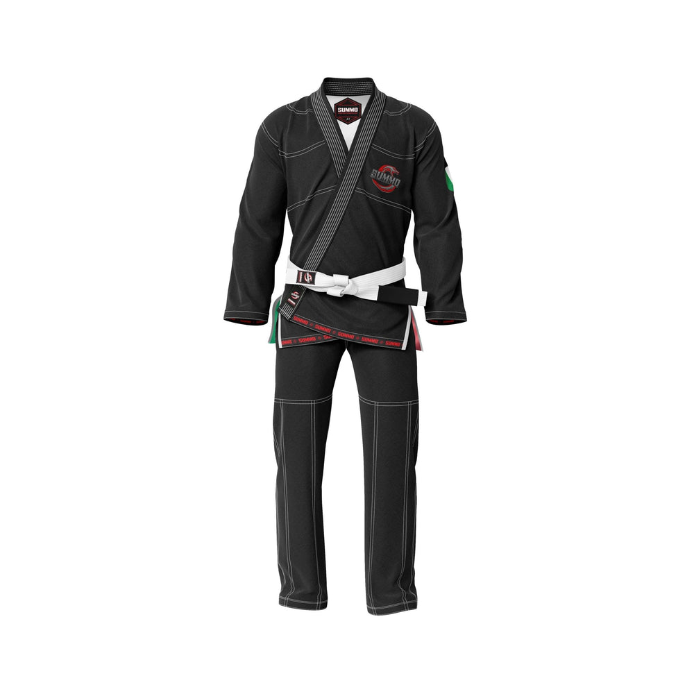 Italian Black Sublimation Brazilian Jiu Jitsu Gi (BJJ GI) - Summo Sports