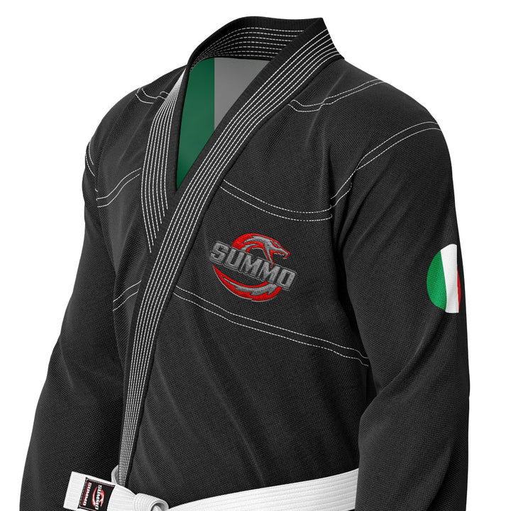 Italian Black Sublimation Brazilian Jiu Jitsu Gi (BJJ GI) - Summo Sports