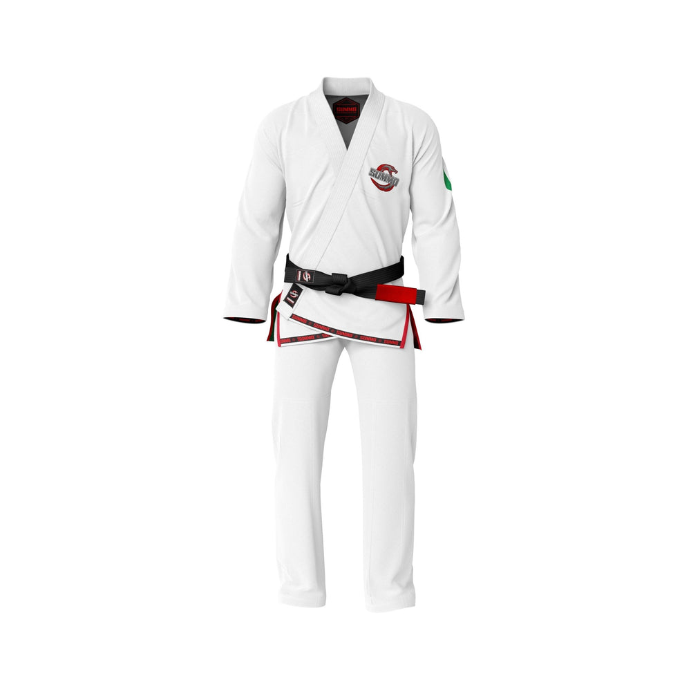 Italian White Sublimation Brazilian Jiu Jitsu Gi (BJJ GI) - Summo Sports