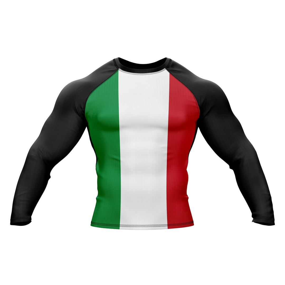 Italy Patriotic Rash Guard For Men/Women - Summo Sports