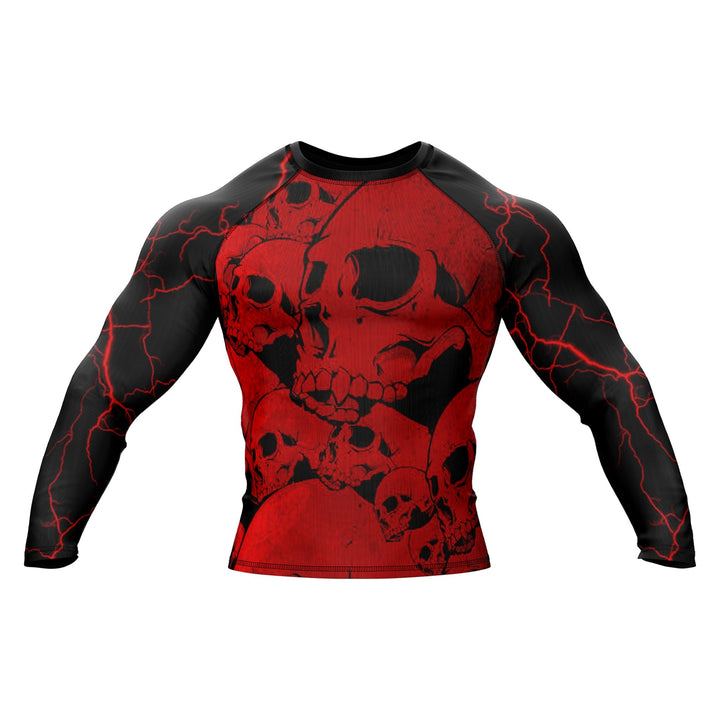 Lightning Skull Premium Bjj Rash Guard For Men/Women - Summo Sports