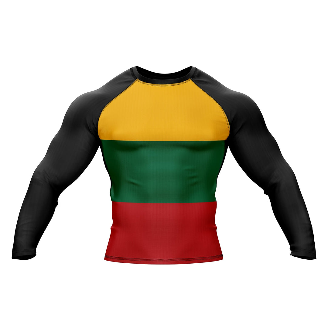 Lithuania Patriotic Rash Guard For Men/Women - Summo Sports