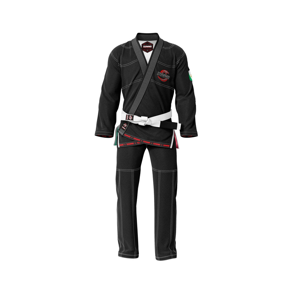 Mexican Black Sublimation Brazilian Jiu Jitsu Gi (BJJ GI) - Summo Sports