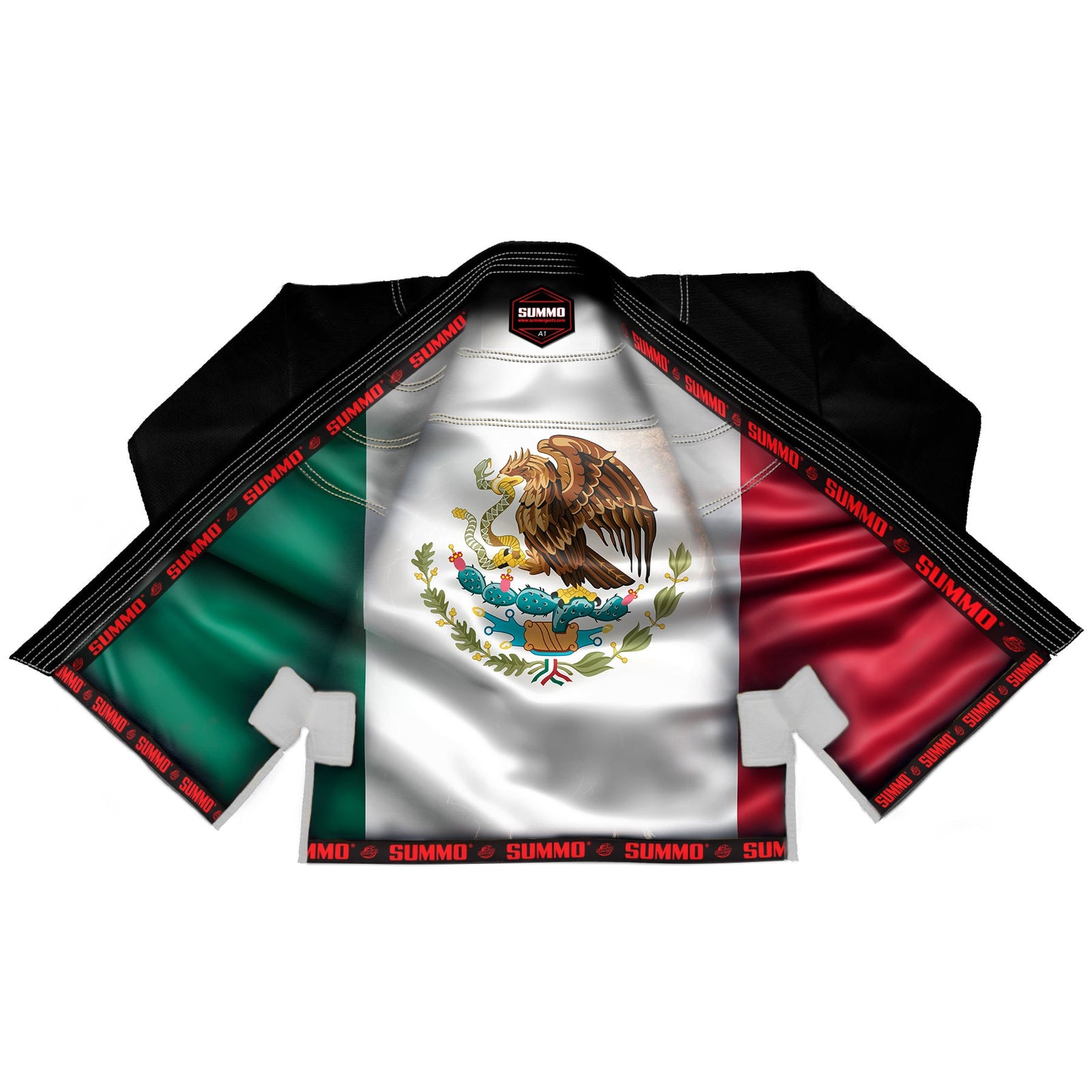 Mexican Black Sublimation Brazilian Jiu Jitsu Gi (BJJ GI) - Summo Sports