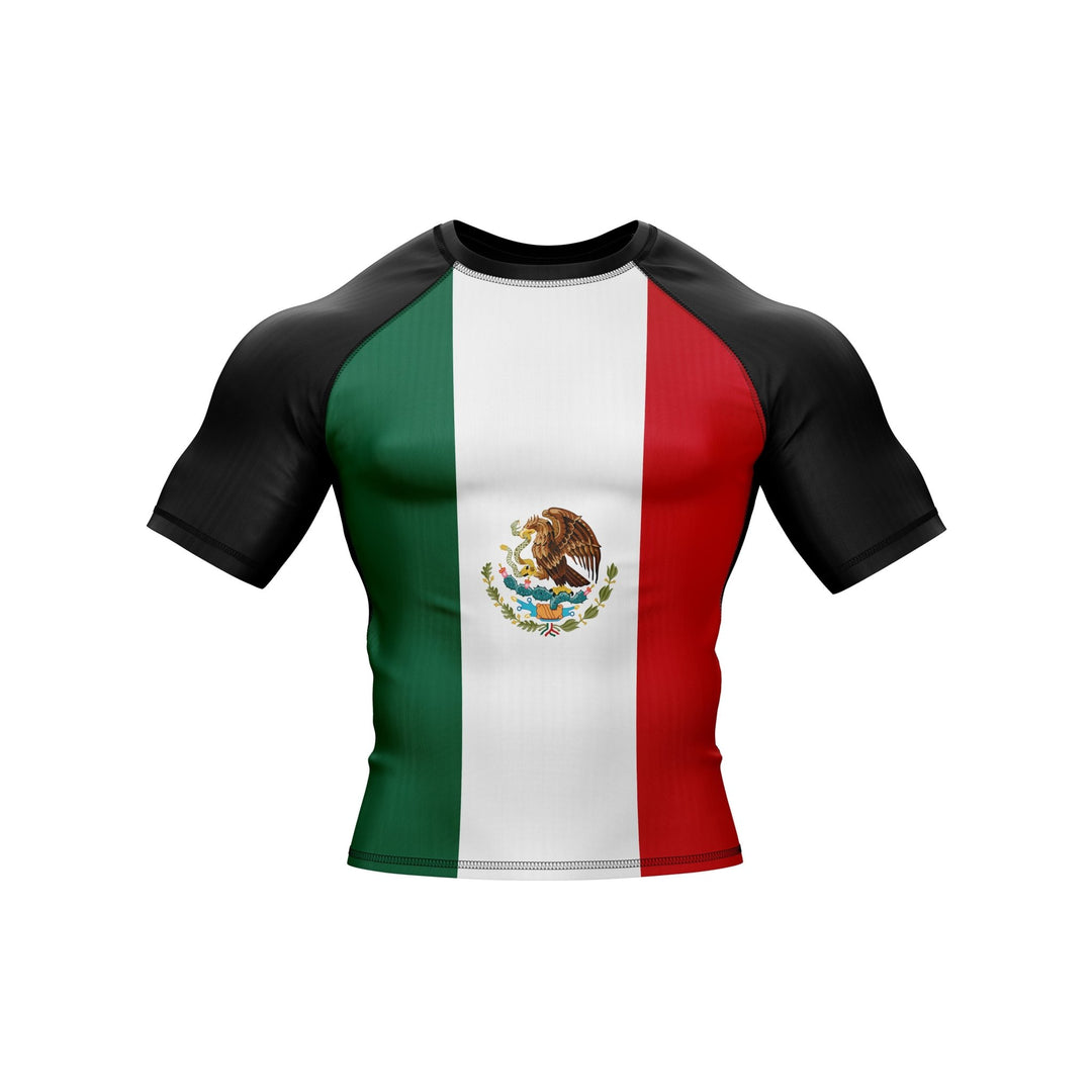 Mexico Patriotic Rash Guard For Men/Women - Summo Sports