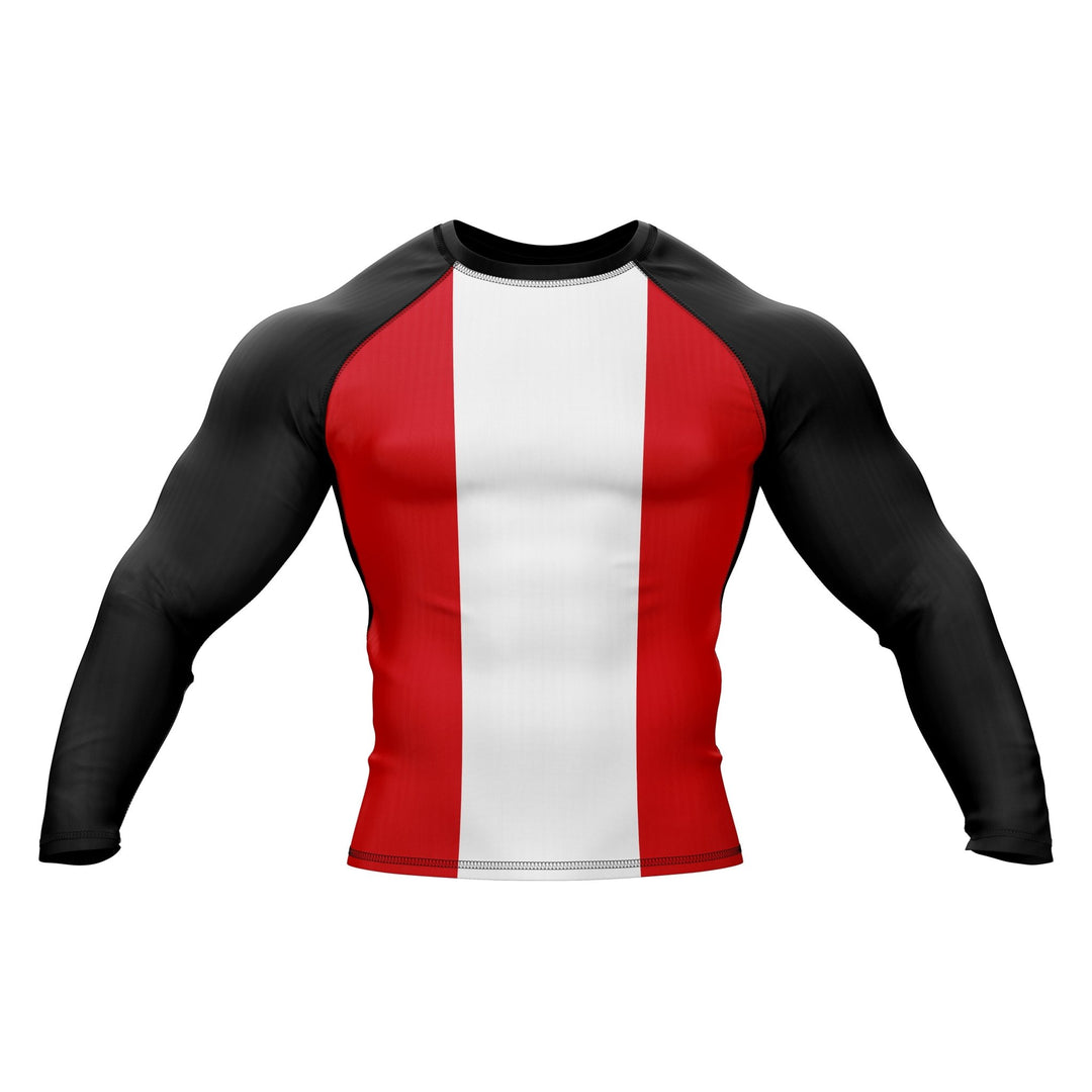 Peru Patriotic Rash Guard For Men/Women - Summo Sports