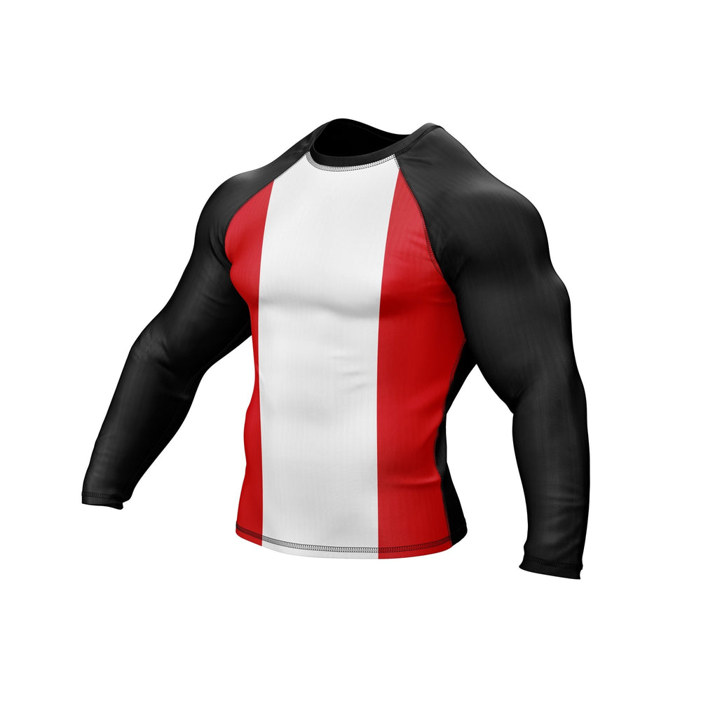 Peru Patriotic Rash Guard For Men/Women - Summo Sports