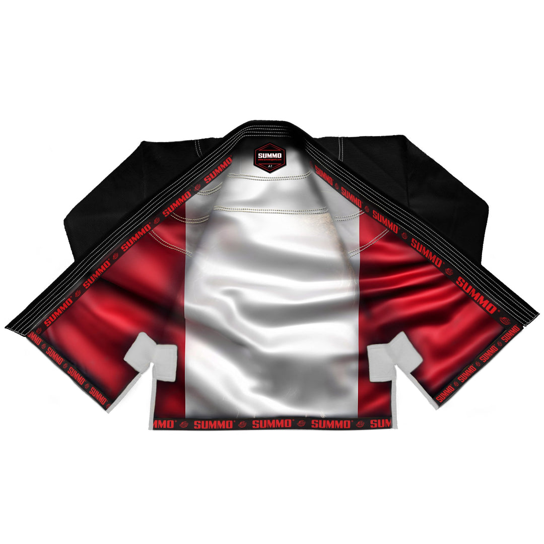 Peruvian Black Sublimation Brazilian Jiu Jitsu Gi (BJJ GI) - Summo Sports