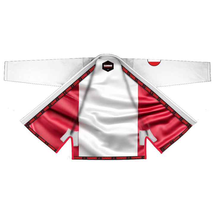 Peruvian White Sublimation Brazilian Jiu Jitsu Gi (BJJ GI) - Summo Sports