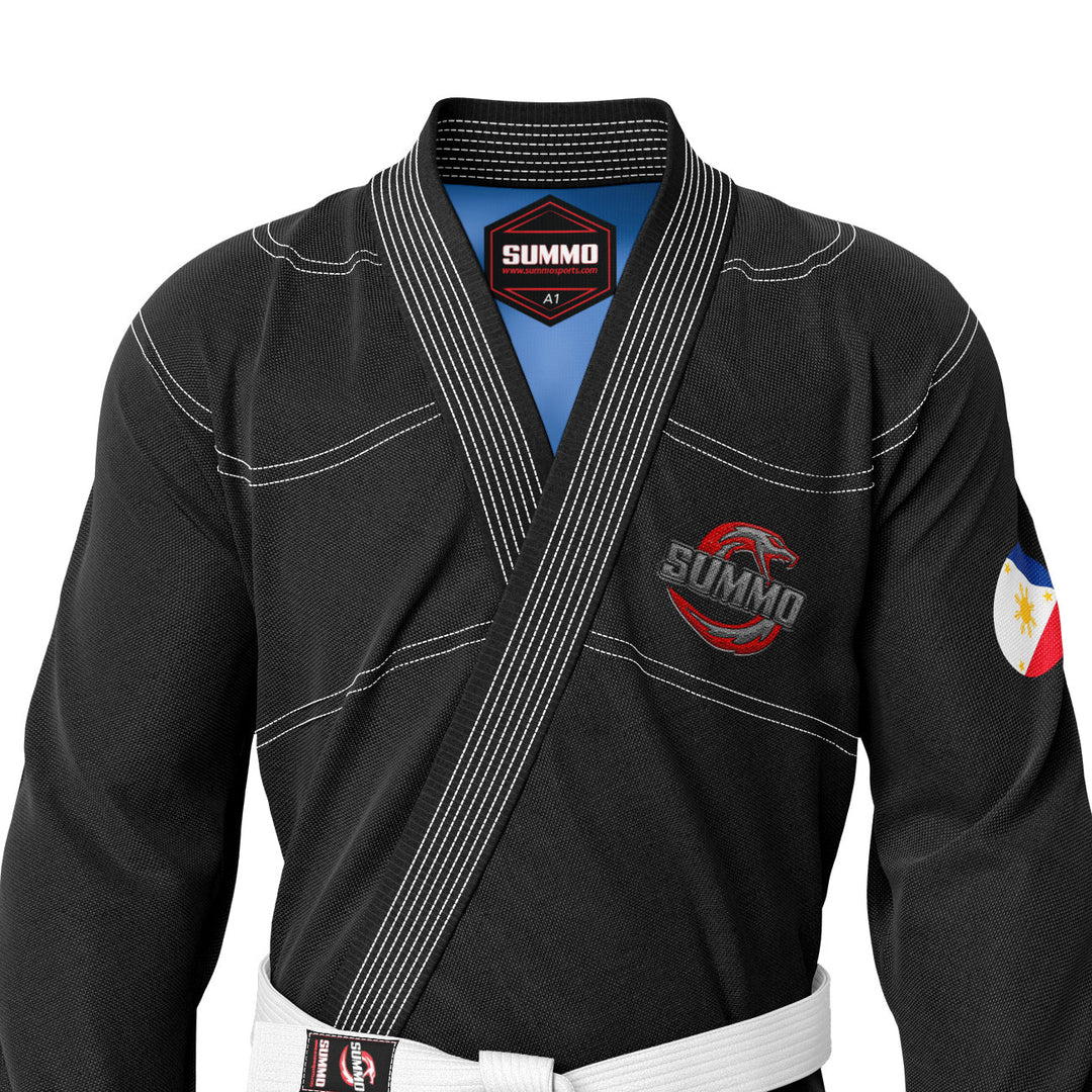 Philippines Black Sublimation Brazilian Jiu Jitsu Gi (BJJ GI) - Summo Sports