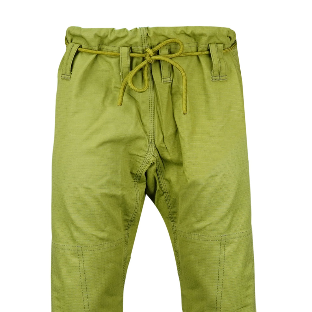 Plain Olive Brazilian Jiu Jitsu Gi Pants - Summo Sports