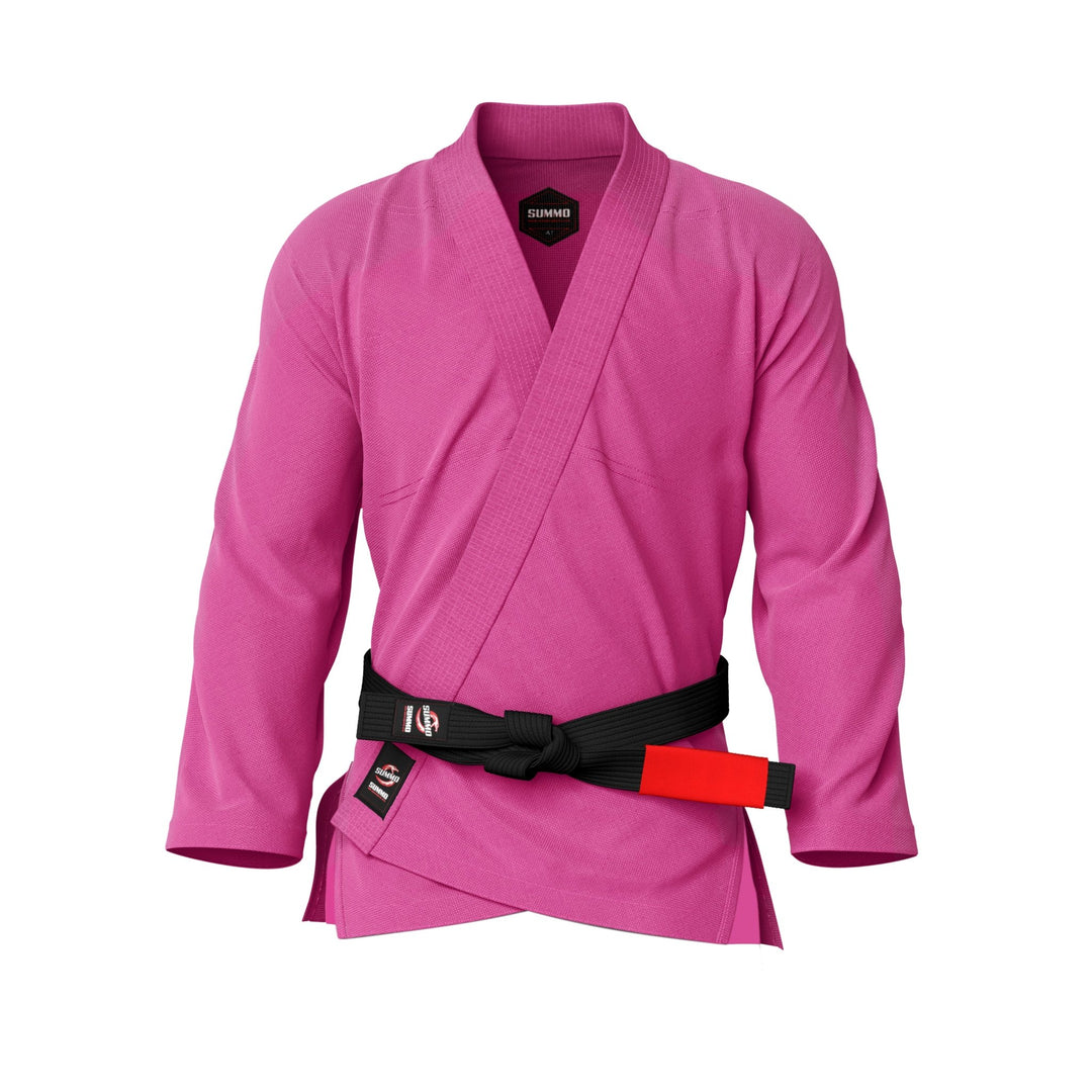 Plain Pink Brazilian Jiu Jitsu Gi Jacket - Summo Sports